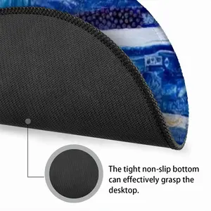 True Blue Mouse Pad (Round)