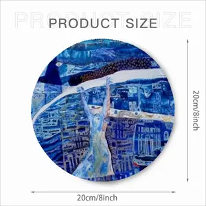 True Blue Mouse Pad (Round)