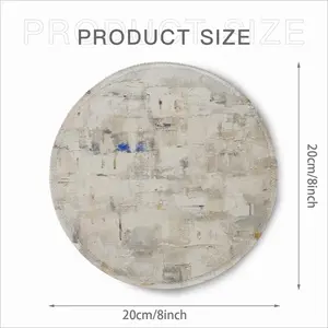 White Medina Mouse Pad (Round)