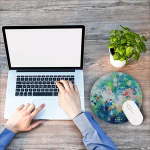 Underneath A Peaceful Sky Mouse Pad (Round)