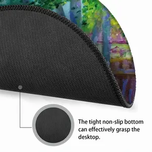 Backyard Fence Mouse Pad (Round)