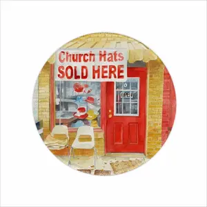 Church Hats Sold Here Mouse Pad (Round)