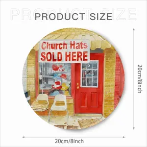 Church Hats Sold Here Mouse Pad (Round)