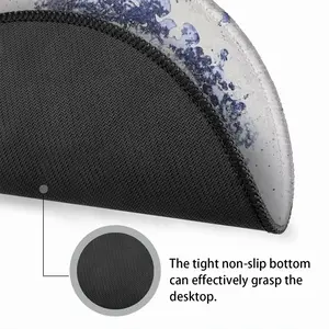 Basic Indigo Mouse Pad (Round)