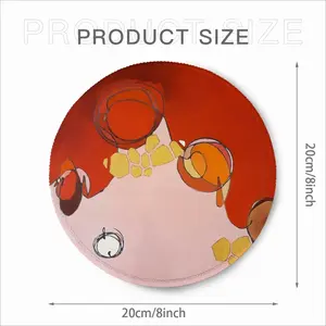 Chinaman Fence Fifty Cents Mouse Pad (Round)