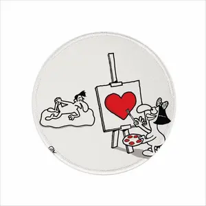 Art Lover Mouse Pad (Round)