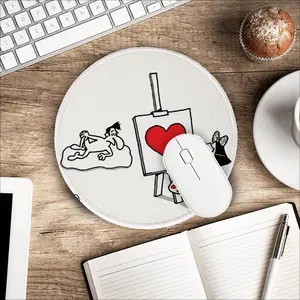 Art Lover Mouse Pad (Round)