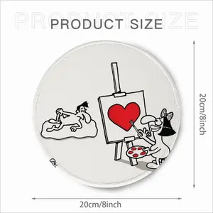 Art Lover Mouse Pad (Round)