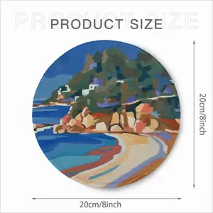 The Billionaires Cove In Cap Dantibes Mouse Pad (Round)