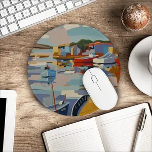 Sète La Pointe Courte Mouse Pad (Round)