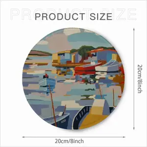 Sète La Pointe Courte Mouse Pad (Round)