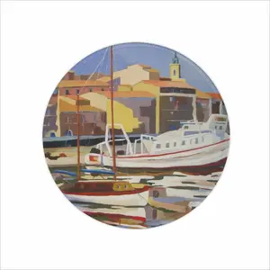 Sète The Navy Mouse Pad (Round)