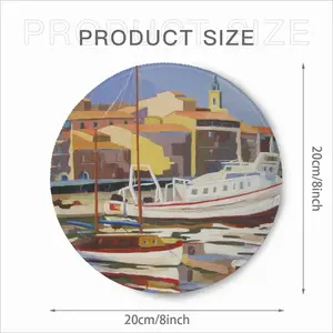 Sète The Navy Mouse Pad (Round)