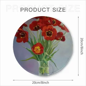 Tulips Mouse Pad (Round)