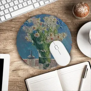 Сhamomiles Mouse Pad (Round)