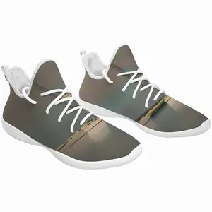 Men Light Blue Lagoon With Two Boats Cheerleading Dance Shoes