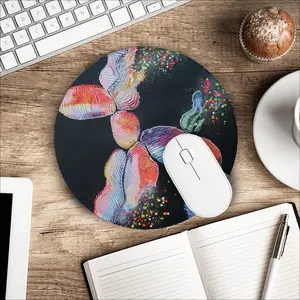 Explosion Of Dog Balloons Mouse Pad (Round)