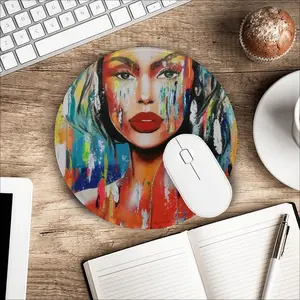 Summer Rain Mouse Pad (Round)