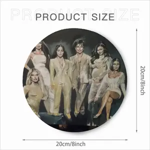 Kardashian Jenner Family Mouse Pad (Round)