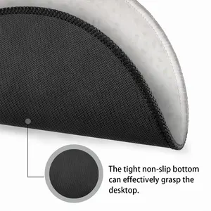 Bloomers White Mouse Pad (Round)