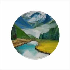 Beauty Of Lake Mouse Pad (Round)