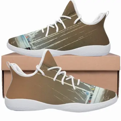 Men Sailboats In Ocre Cheerleading Dance Shoes