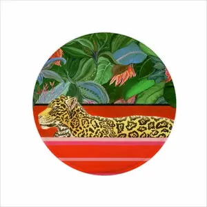 The King Of The Jungle Mouse Pad (Round)