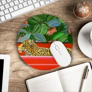 The King Of The Jungle Mouse Pad (Round)