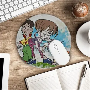 Money Spent Well Mouse Pad (Round)