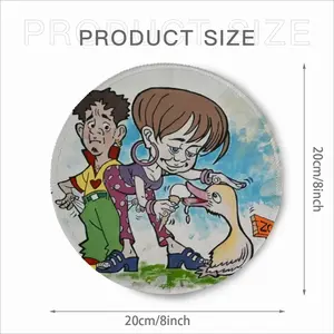 Money Spent Well Mouse Pad (Round)