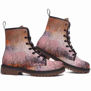 Men Birth Of Venus Leather Work Boots