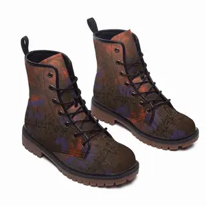 Men Bridge Leather Work Boots