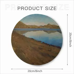 Mirror Of The Lakes Of Khakassia Mouse Pad (Round)