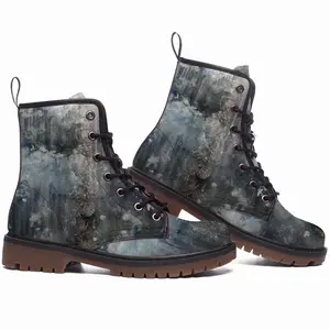 Men Tricloud Leather Work Boots