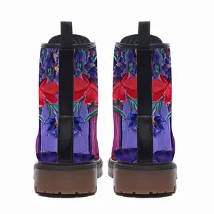 Men The Pleasure Of Flowers S Leather Work Boots