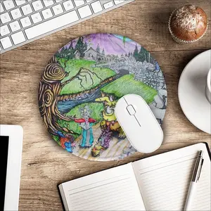 Fantasy Realm Mouse Pad (Round)