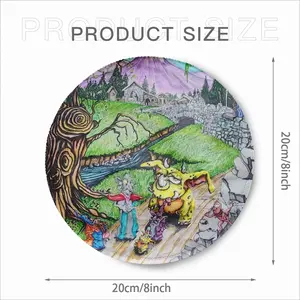 Fantasy Realm Mouse Pad (Round)