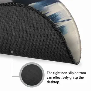 The Skier Mouse Pad (Round)