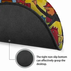 Street Scene Mouse Pad (Round)