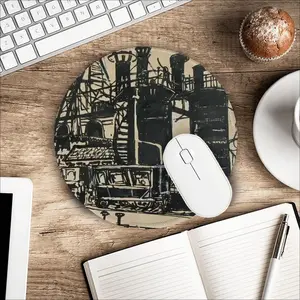 Gas Works Mouse Pad (Round)