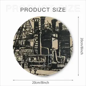 Gas Works Mouse Pad (Round)