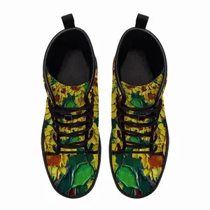 Men The Pleasure Of Flowers G Leather Work Boots