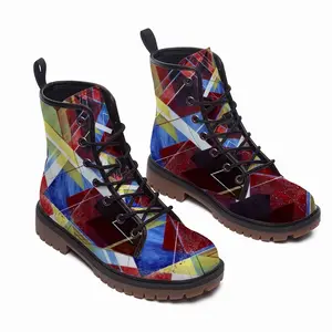 Men Accidental Atomic Aloha Leather Work Boots