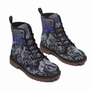 Men Stringdance Leather Work Boots