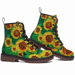 Men The Pleasure Of Flowers J Leather Work Boots