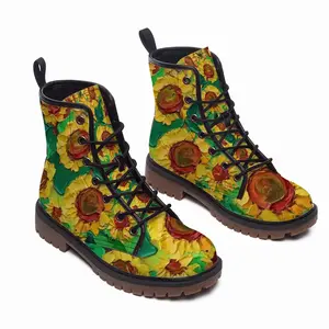 Men The Pleasure Of Flowers J Leather Work Boots