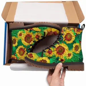 Men The Pleasure Of Flowers J Leather Work Boots