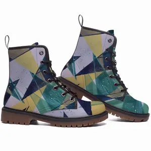 Men Slava Ukraini Leather Work Boots