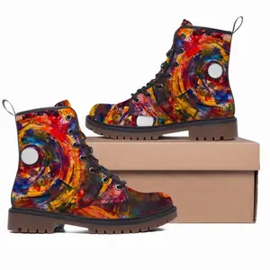 Men Galactic Genocide Gene Leather Work Boots