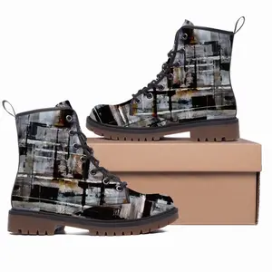 Men Asexual Affliction Absolution Leather Work Boots